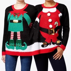 New Double person Christmas sweater s/m